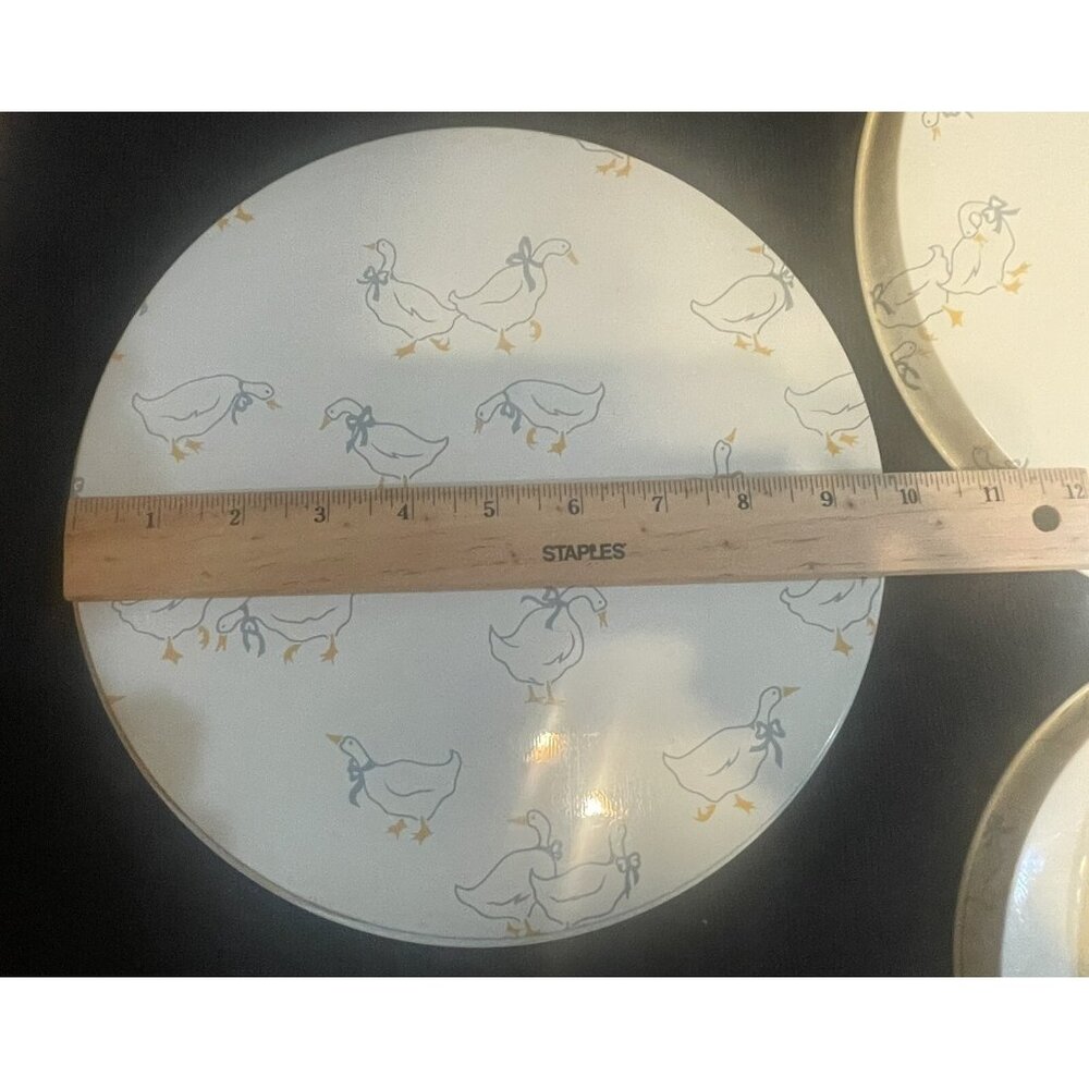 MARMALADE Geese 8868 Vintage International China Japan Metal Burner Covers - Picture 4 of 5